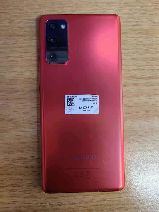 SAMSUNG S20 FE ADDITION LIMITED ADDITION RED MINT CONDITION