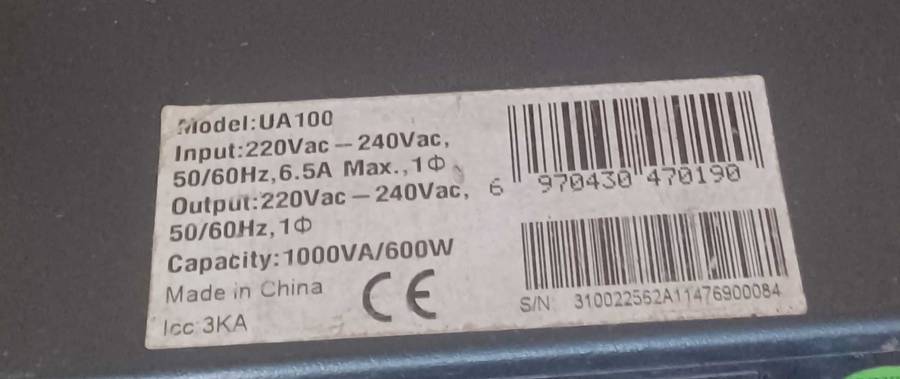 UPS 1000VA 600W KSTAR