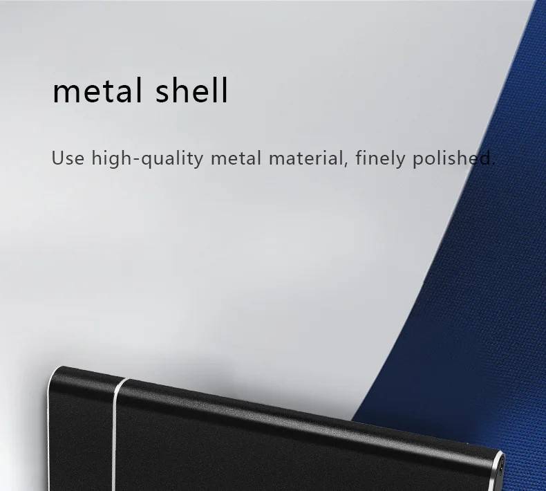 Portable SSD 1TB  External Hard Disk High Speed Solid State Drive USB3.1 Type-C Storage Device