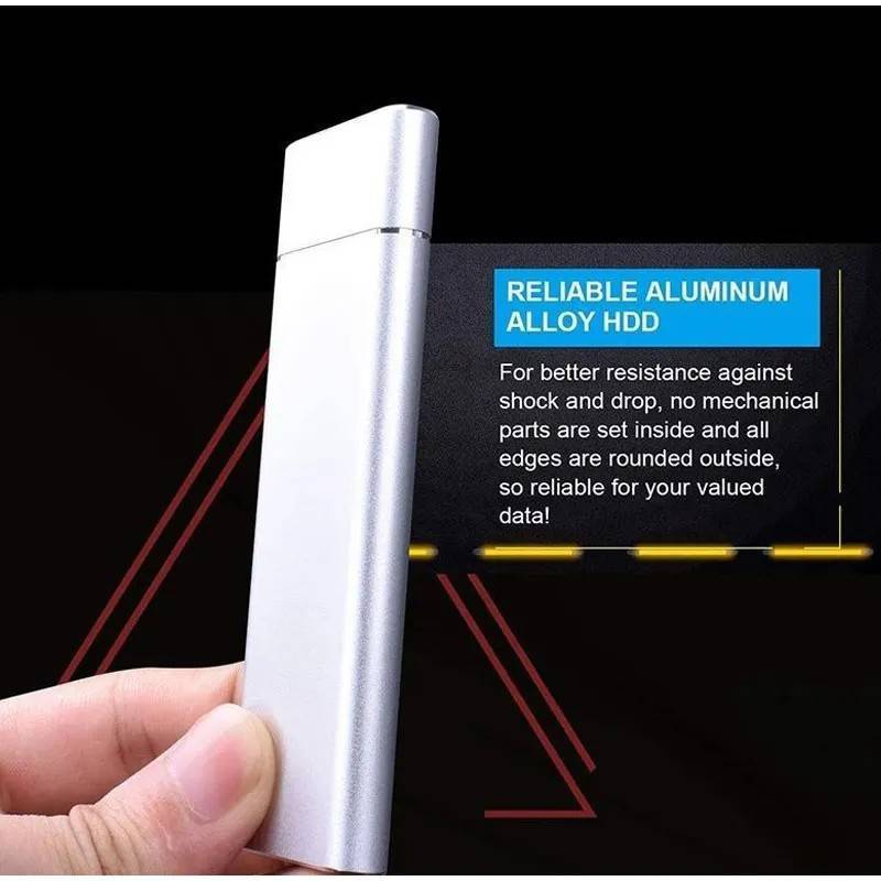 Portable SSD 1TB  External Hard Disk High Speed Solid State Drive USB3.1 Type-C Storage Device