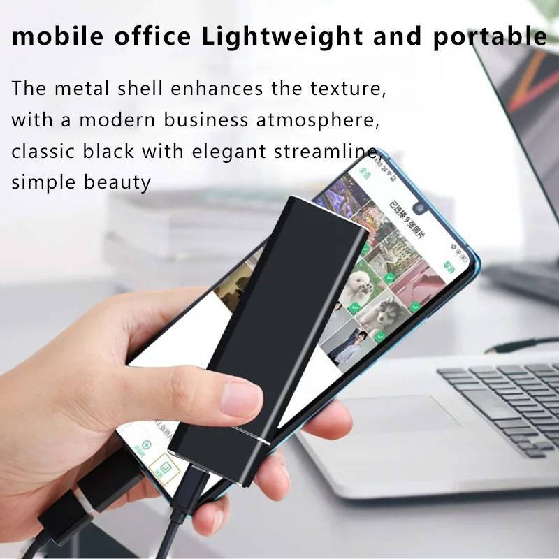 Portable SSD 1TB  External Hard Disk High Speed Solid State Drive USB3.1 Type-C Storage Device