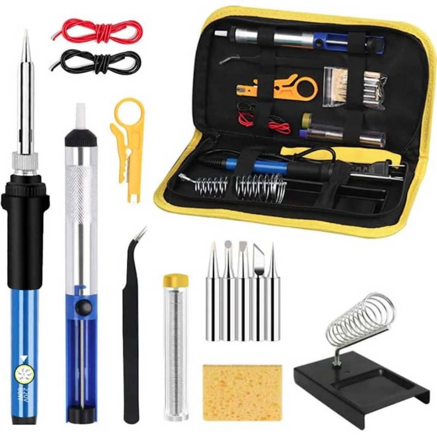 15 Piece Soldering Kit with lots of Accessories in Case