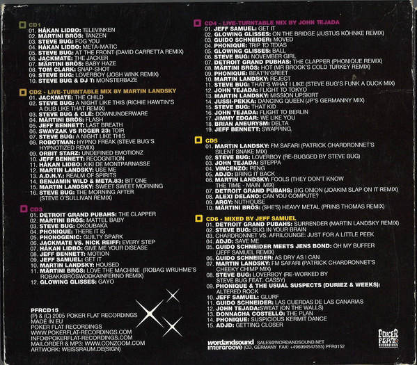 Various  Poker Flat Volume 1-4 (6xCD)