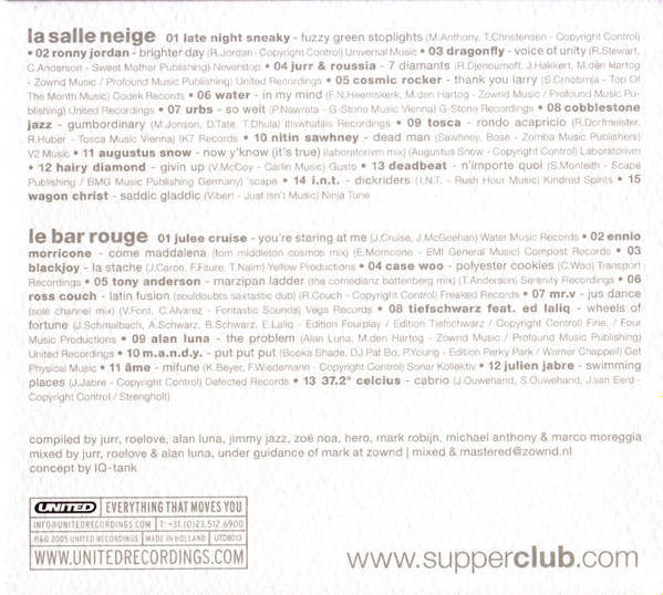 Various - Supperclub Presents The End (2xCD, Comp, Mixed)