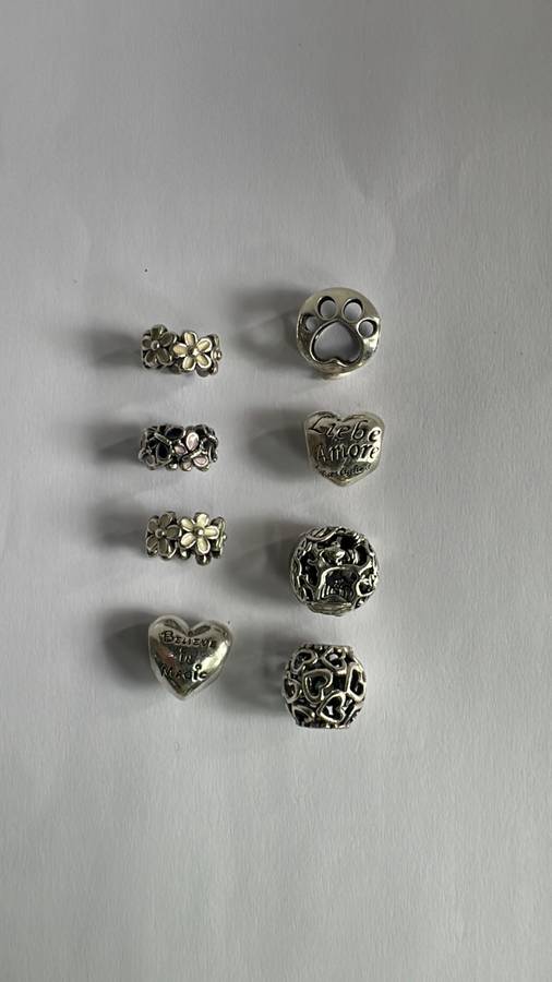 8 x Pandora Charms !!!!