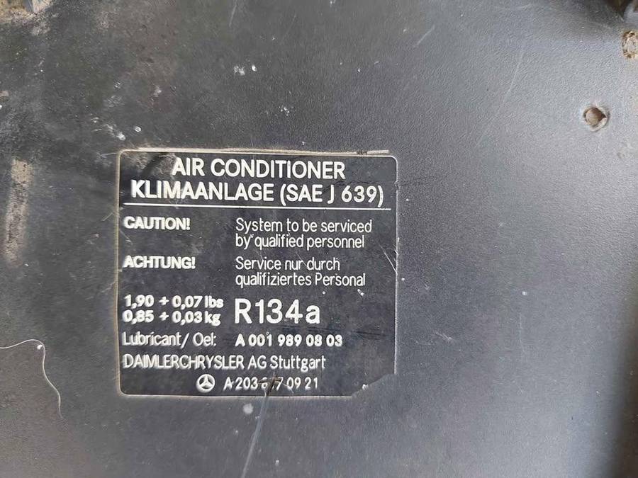 Used Mercedes W203 Cabin Filter housing P/N A2038170921