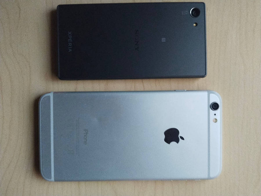 iPhone 6 plus and Sony Xperia