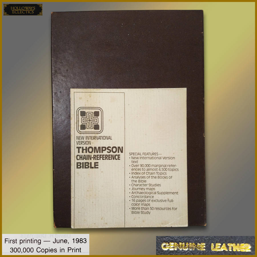 Vintage Thompson Chain Reference Bible