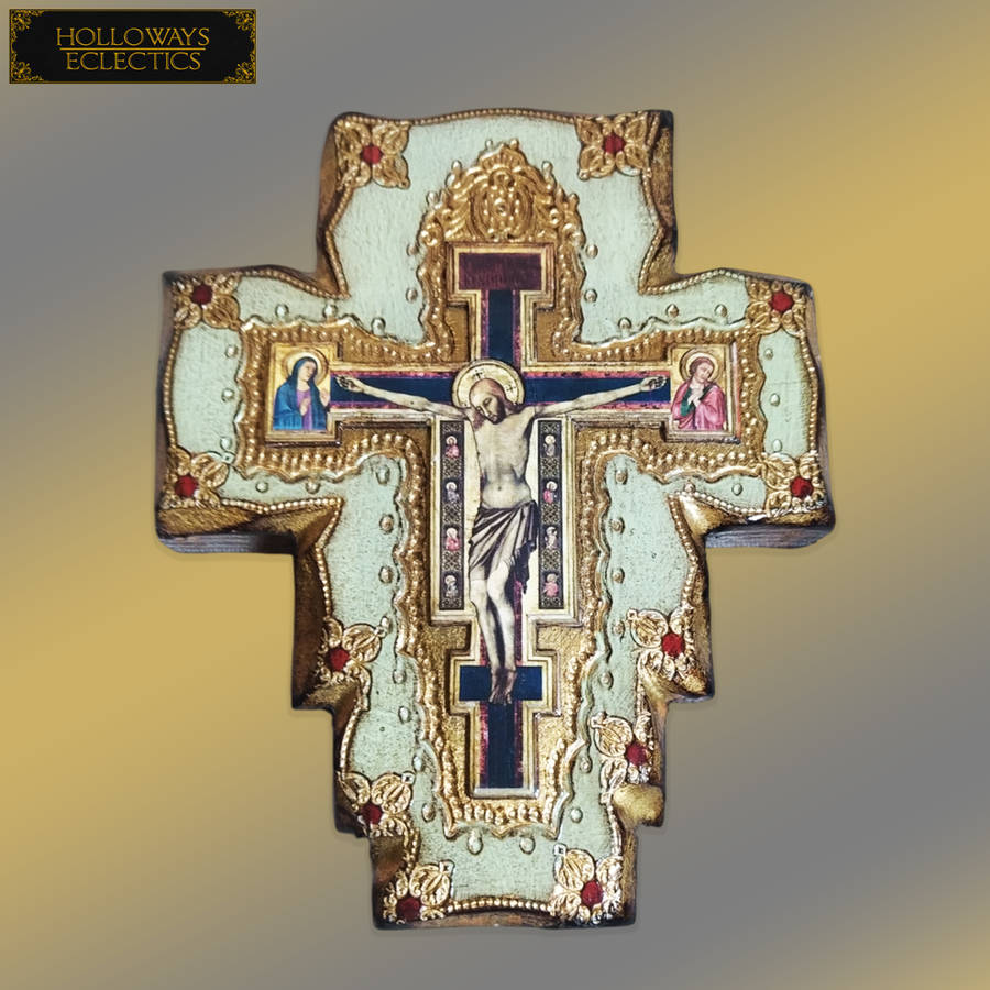 Vintage Handmade Wooden Crucifix