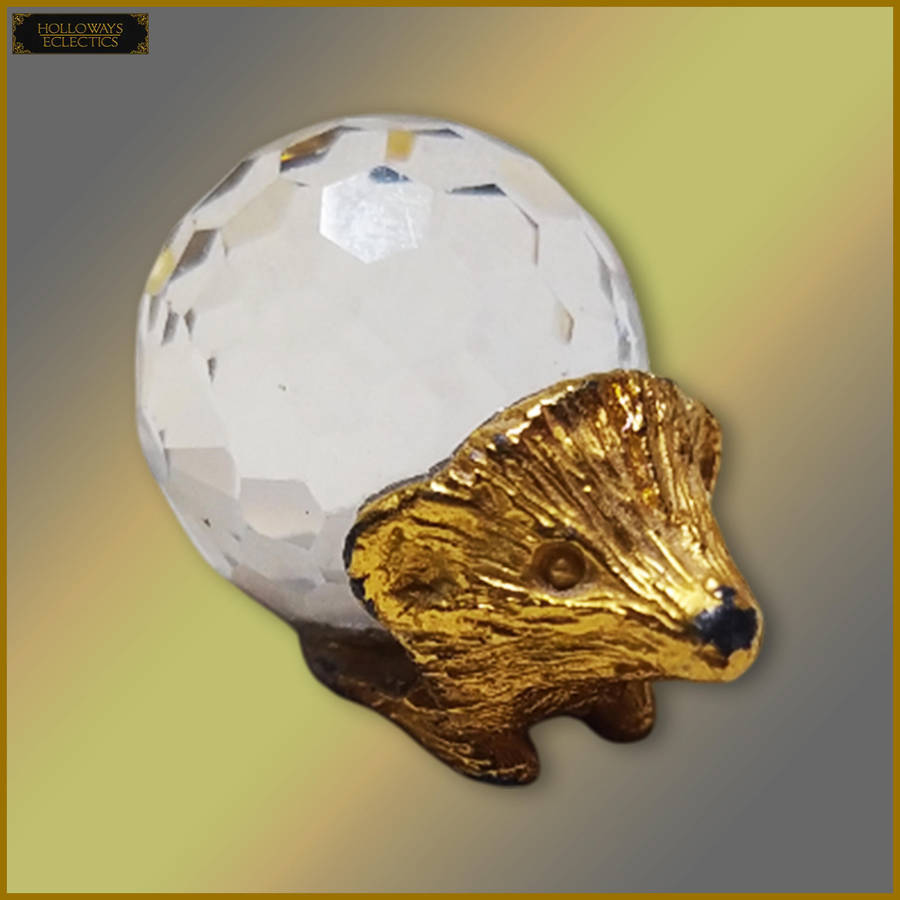 Swarovski Crystal Gold Plated Hedge Hog Ornament