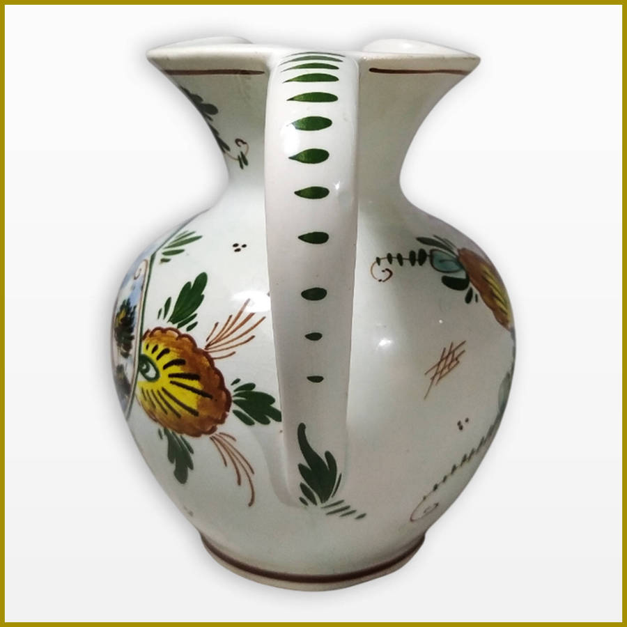 Rare Delft Coloured Milk Jug