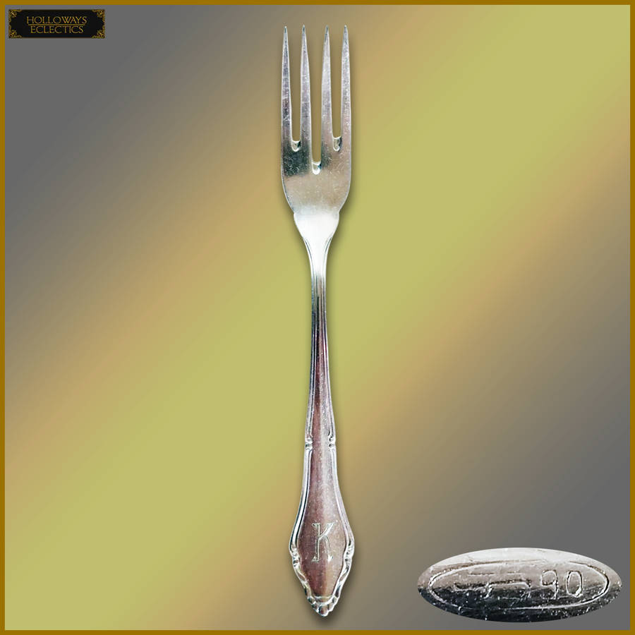 Vintage Silver Fish Knife And Fork Set