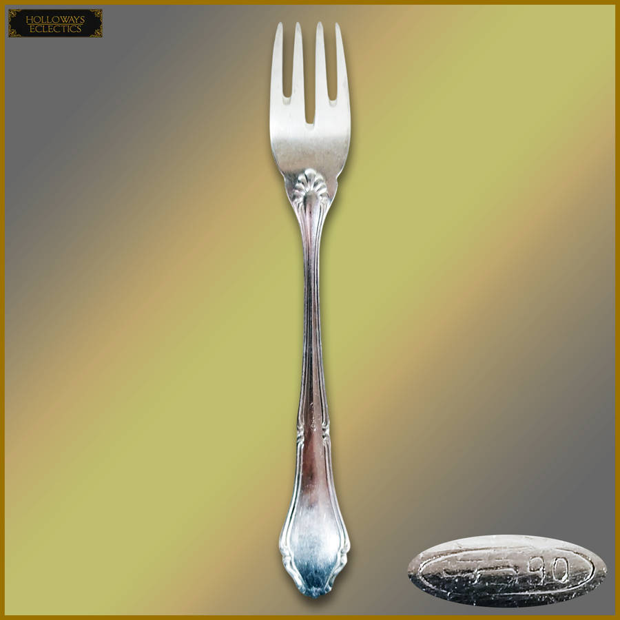 Vintage Silver Fish Knife And Fork Set