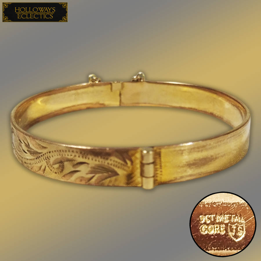 Joseph Smith 9ct Gold Metal Core Bracelet 16g