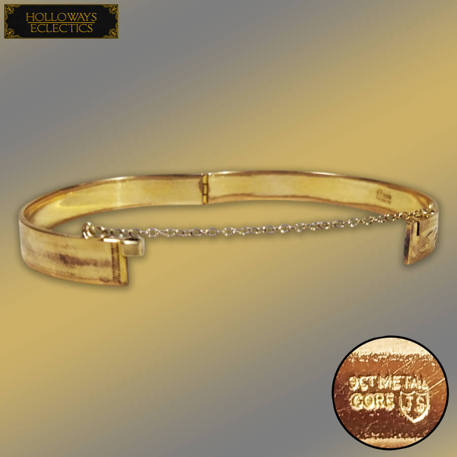 Joseph Smith 9ct Gold Metal Core Bracelet 16g