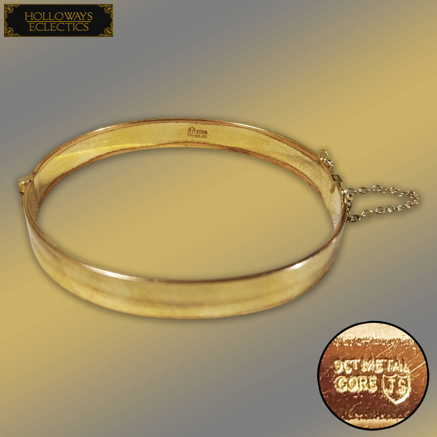 Joseph Smith 9ct Gold Metal Core Bracelet 16g