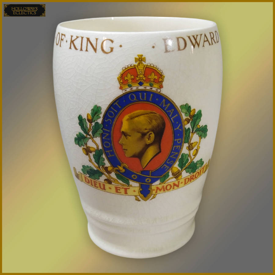 Rare Antique 1937 King Edward VIII Coronation Beaker