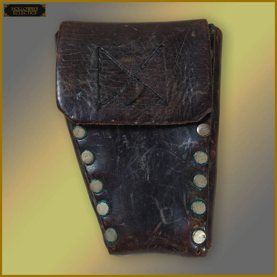 Vintage Genuine Leather Tool Bag
