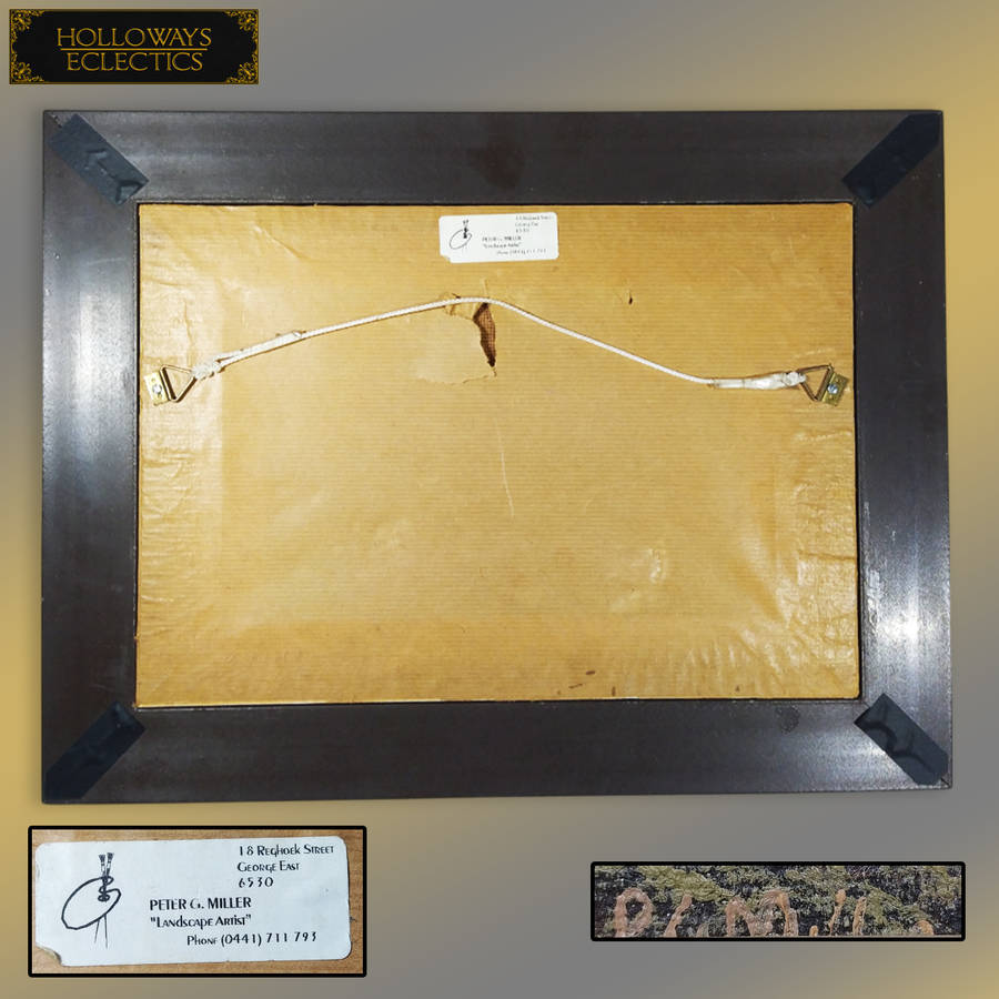 Vintage Peter G Miller Oil Landscape Painting