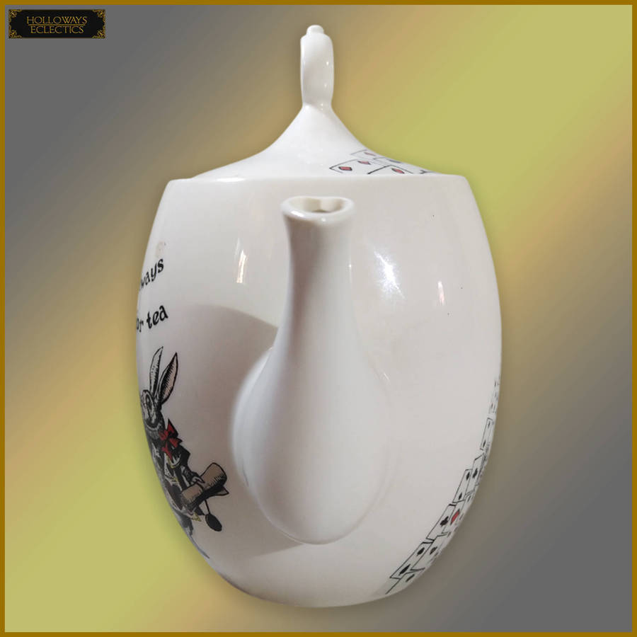Vintage Alice In Wonderland Teapot