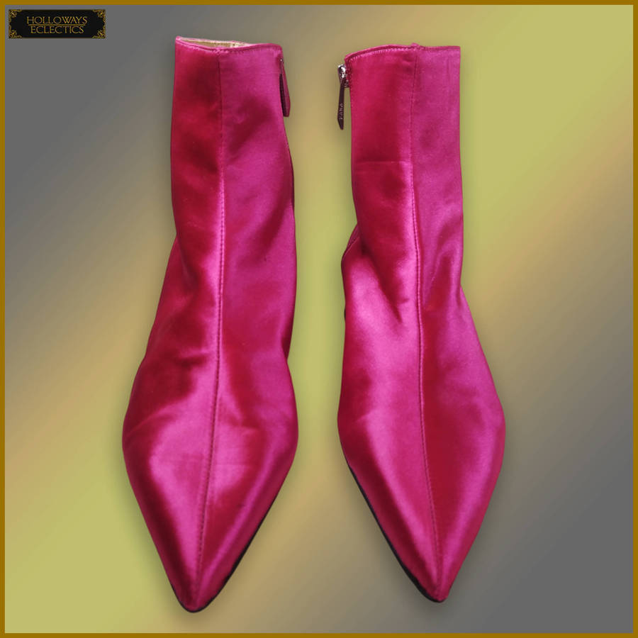 Pink Zara Trafaluc Boots