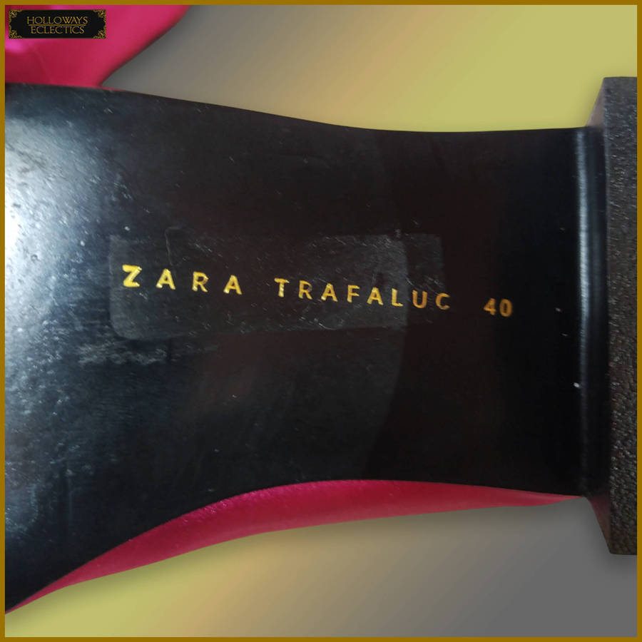 Pink Zara Trafaluc Boots