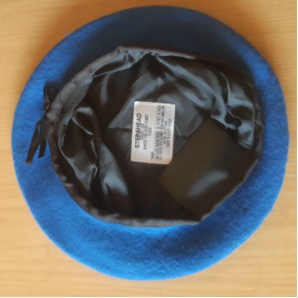 S.A.D.F Ordnance Beret - Size 59 - Only - Blue
