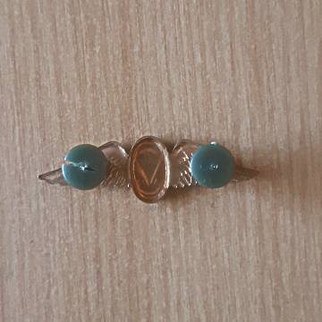 S.A Parachute Staticline Instructor Wing - Mess Dress - Two Pins In Place