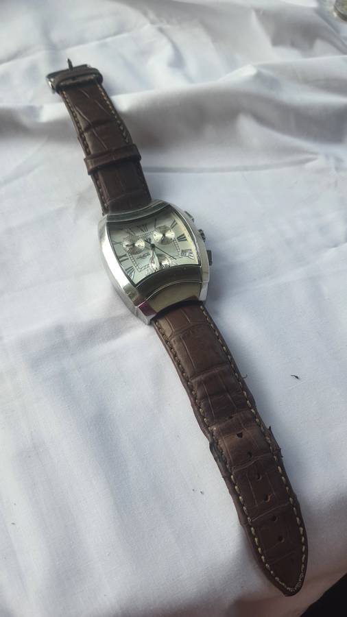 #3 Fine Jewelers Men's Lancaster chrono watch - made in Italy - Ref 0295 similar retail for 300$