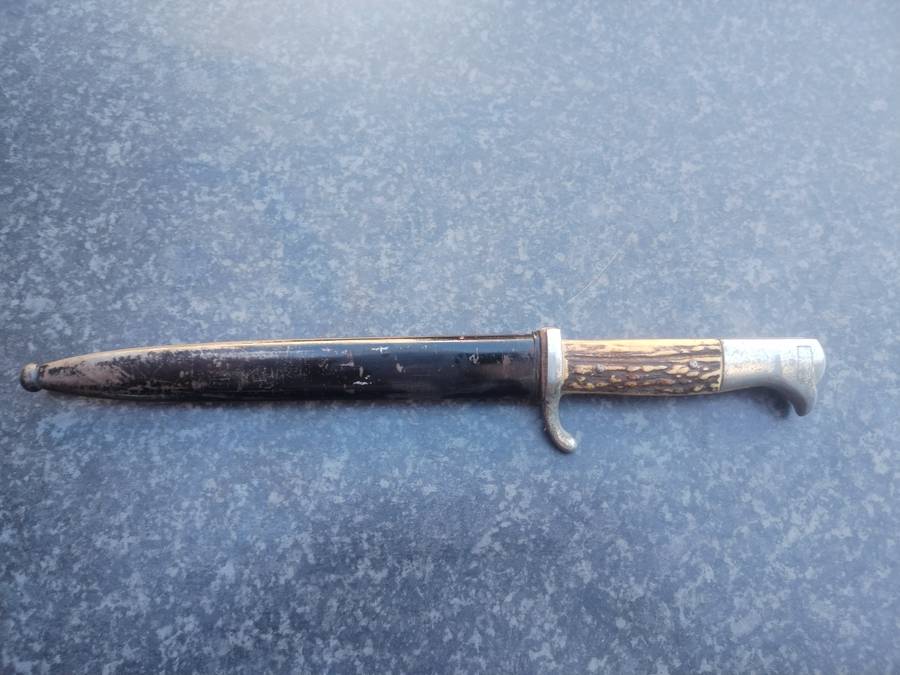 #1 World War 2 German inscribed bayonet - LAST ONE SOLD FOR R21 000.00 - BUY NOW ITS AN INVESTMENT!