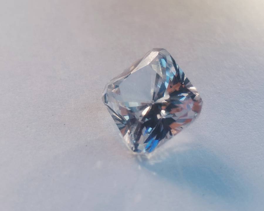 #10 CUT GLASS GEMSTONES - ALTOUGH I THINK THE RUBY MIGHT BE REAL