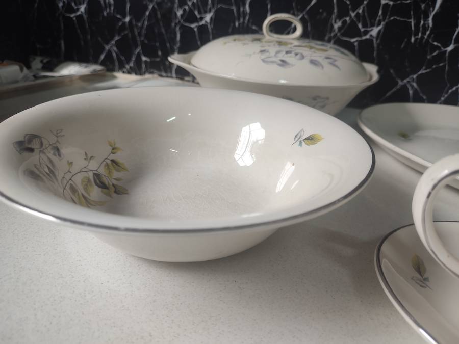 #4 BAVARIA IVORY PORCELAIN DINNERWARE SET