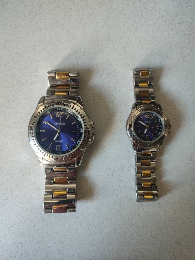 #8 STUNNING HIS AND HERS GENEVA WATCHES UP FOR GRABS !!!