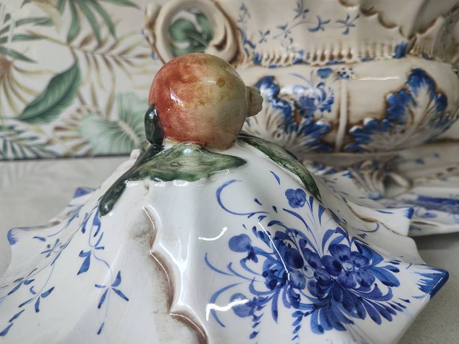 #3 VINTAGE ITALY BASSANO CERAMIC TUREEN SET