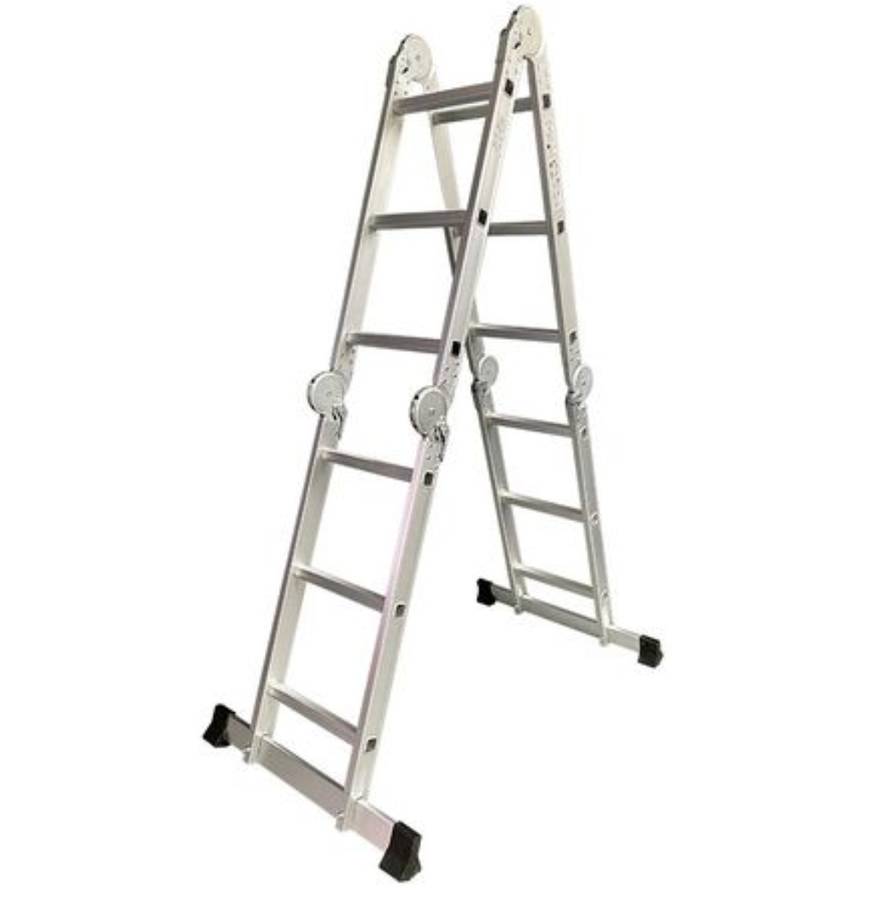 Aluminum multi purpose ladder 3.7m max 150kg