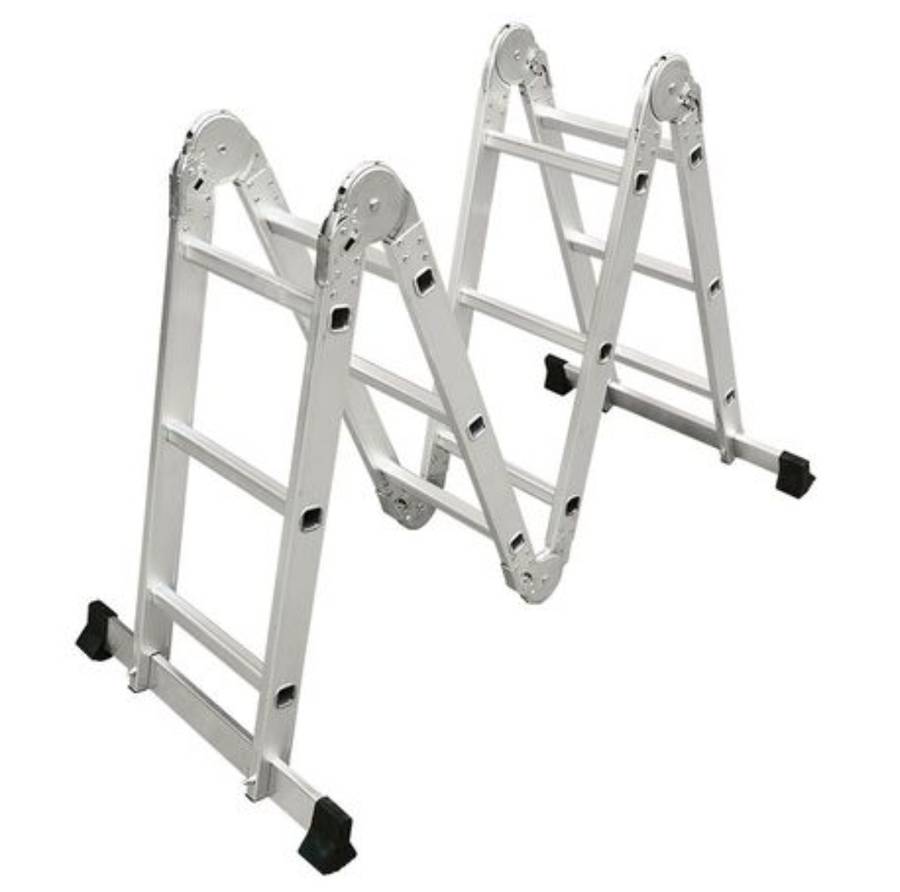 Aluminum multi purpose ladder 3.7m max 150kg