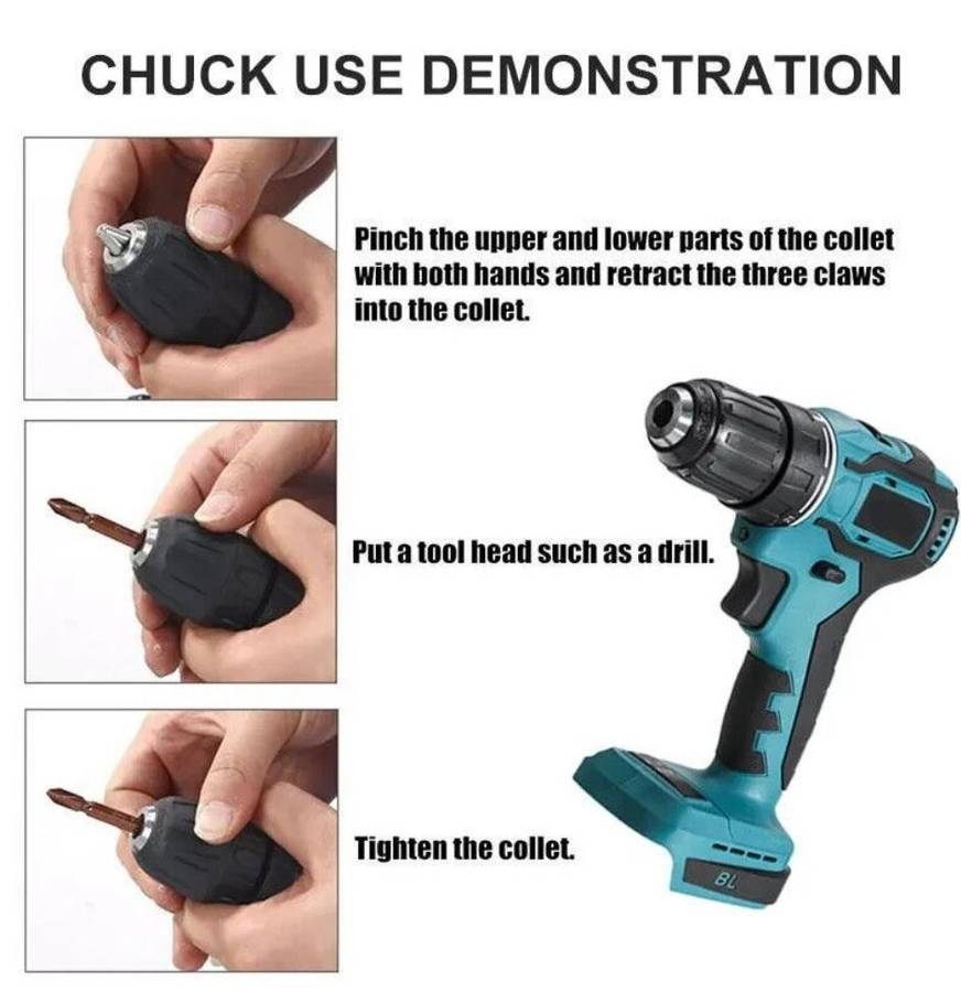 Multi-Function Power Tool Set Combination with Chargeable Cordless Drill