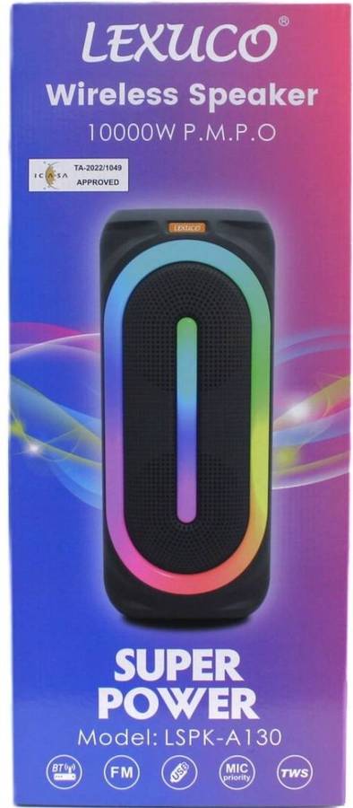 Lexuco Double 8'' Portable Bluetooth Speaker(LSPK-A130)