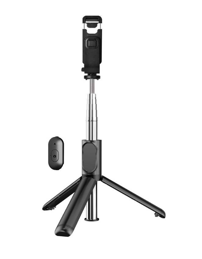 Portable Selfie Stick Phone Tripod with Wireless Remote Stand 360 Rotation