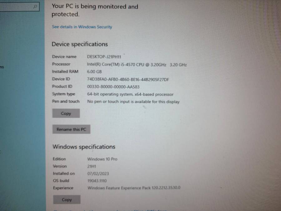 i5 Huntkey Pc (Personal or School use) - {A-} Grade