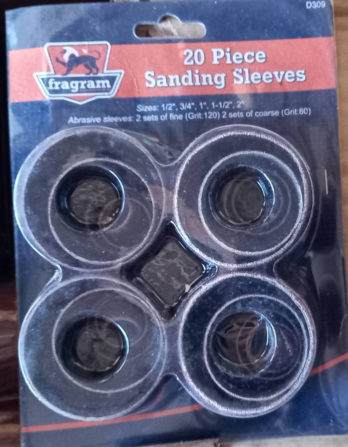 5x Fragram 20-piece Sanding Sleeves