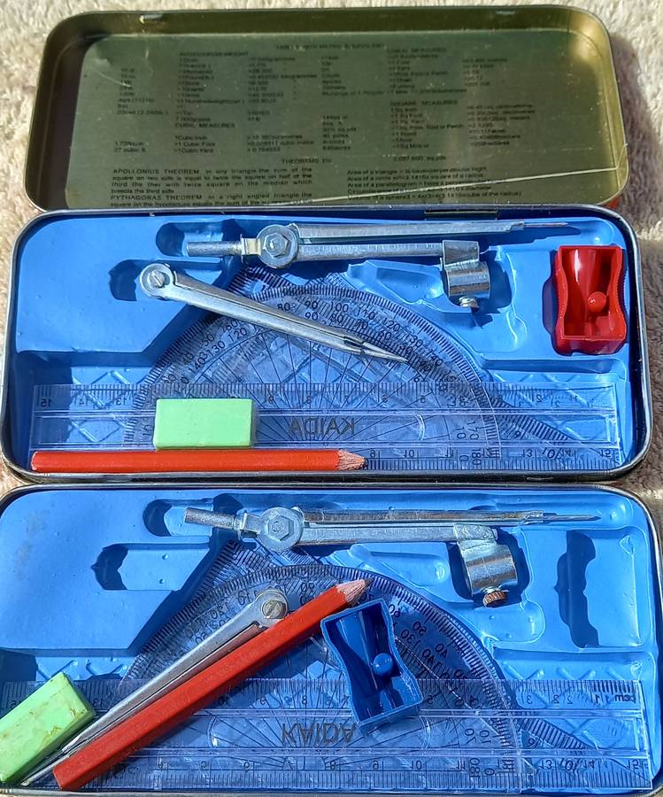 Joblot of 50 Kaida Math geometry sets