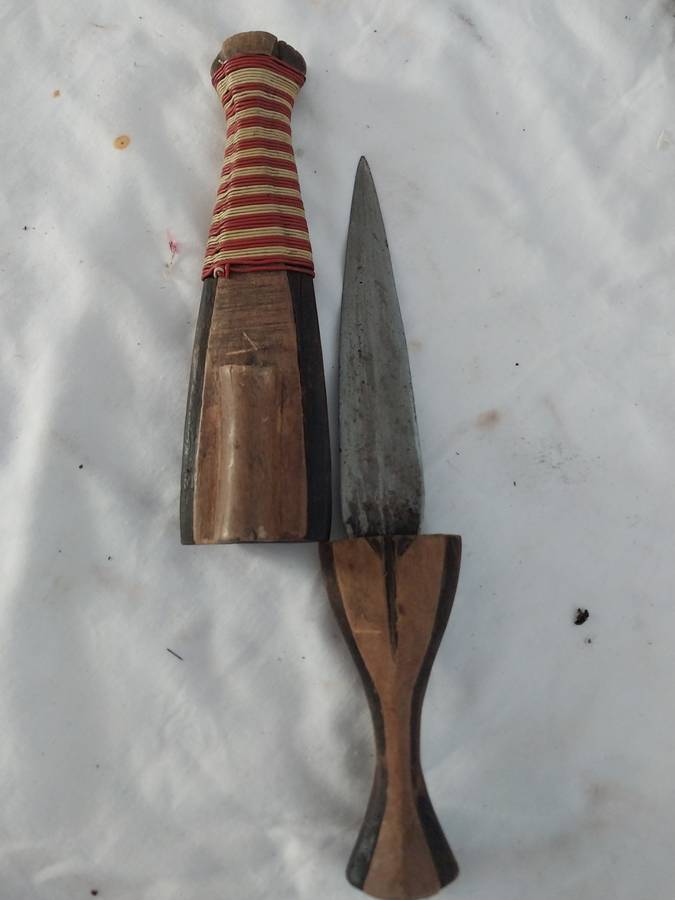 bayonet and tribal knife collection