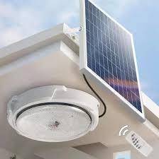 100W Solar Ceiling Light - Indoor/Outdoor