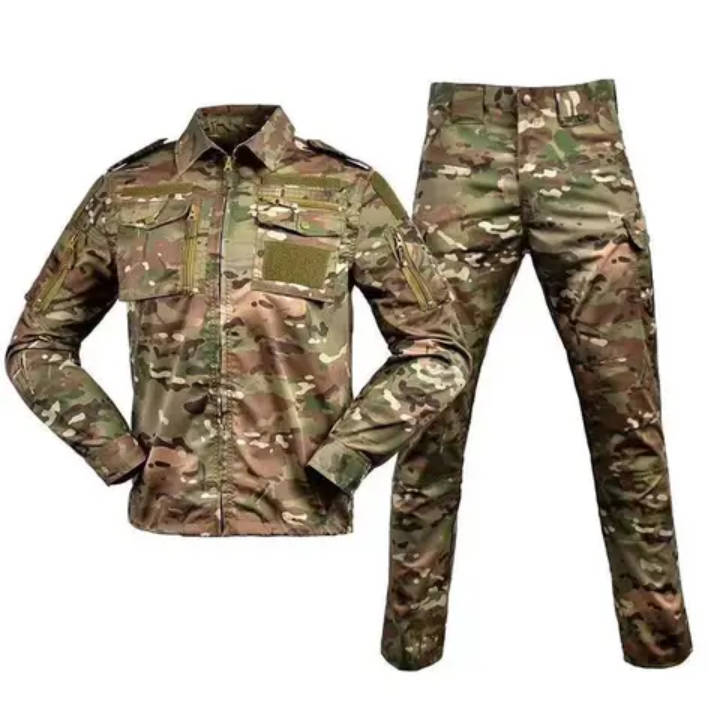 Mens Tactical Military Combat Uniform Set