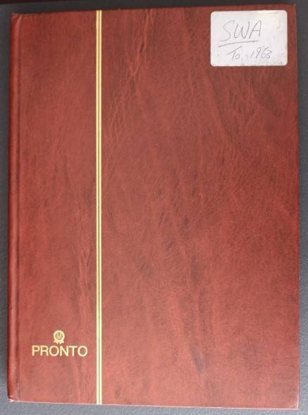 SWA PRONTO ALBUM 16 PAGE 32 SIDES, GOOD CONDITION