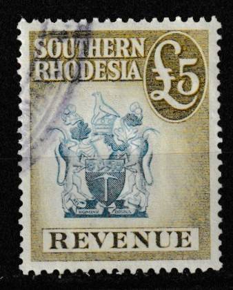 SOUTHERN RHODESIA REVENUE STAMPS