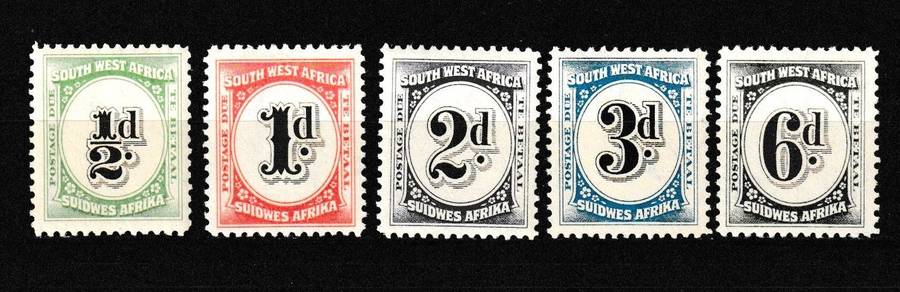 SWA 1931 POSTAGE DUE PART SET VF