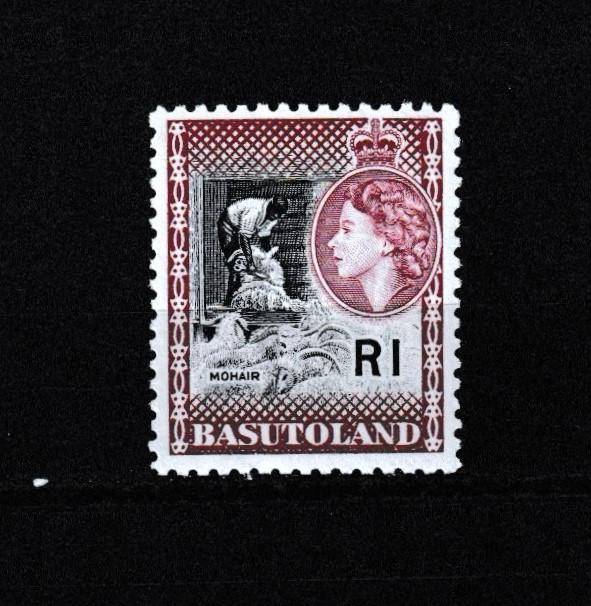 BASUTOLAND 1961 R1 SHEARING ANGORA GOATS MNH VF