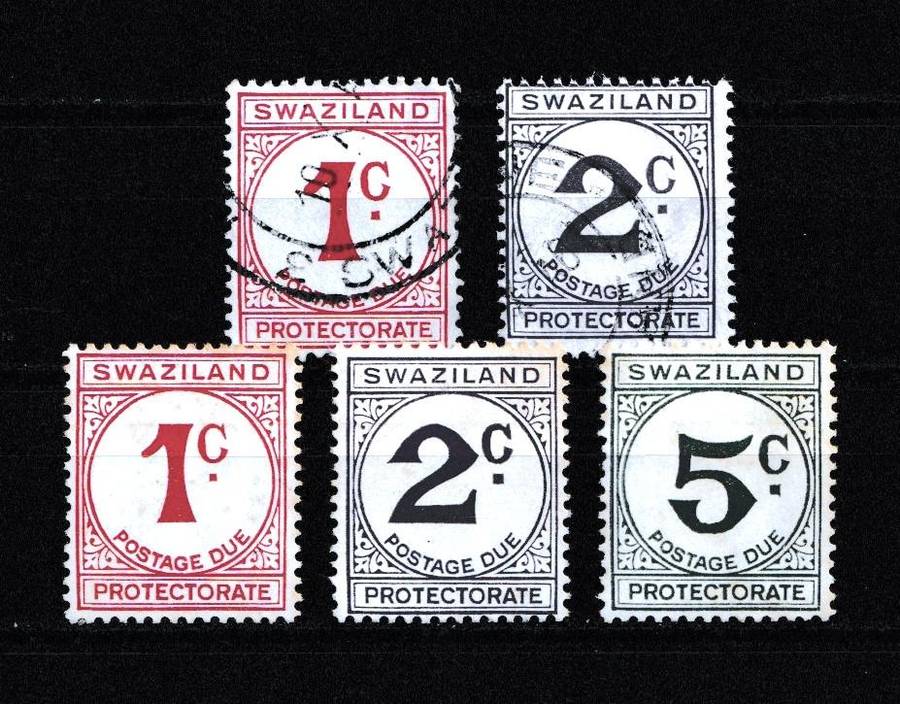 SWAZILAND 1961 POSTAGE DUES
